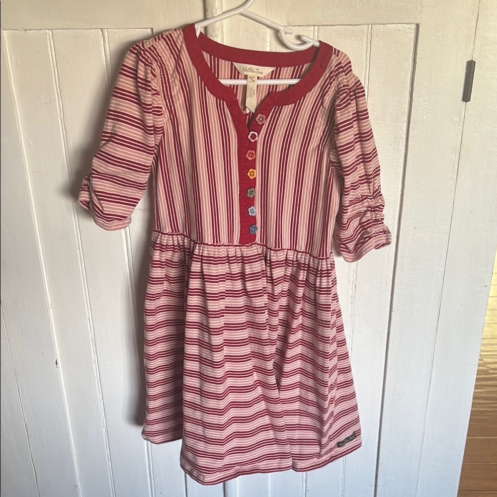 Matilda Jane Pink Pleated Puff Sleeve Sundress